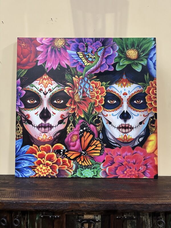 Day of the dead painting. Pintura dia de los muertos